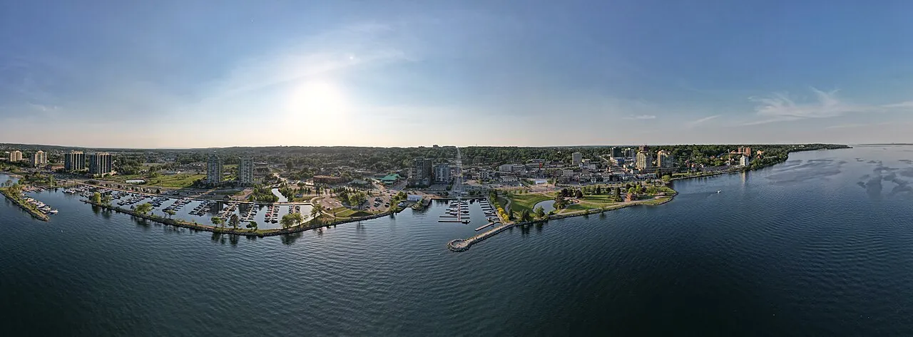 Barrie Waterfront Panorama June 4th 2021 in Barrie, Ontario