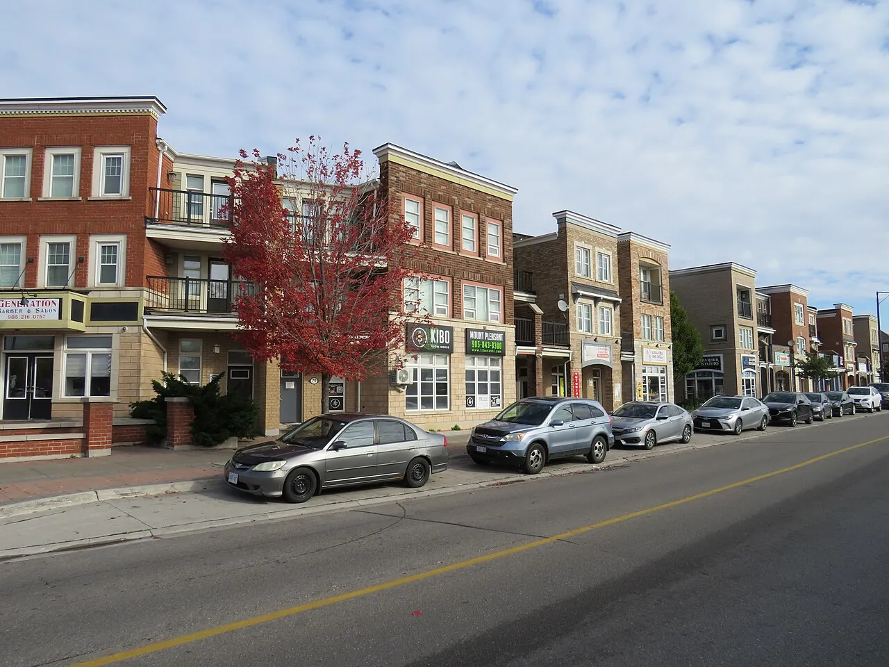 Mount Pleasant Brampton streetscape in Brampton, Ontario