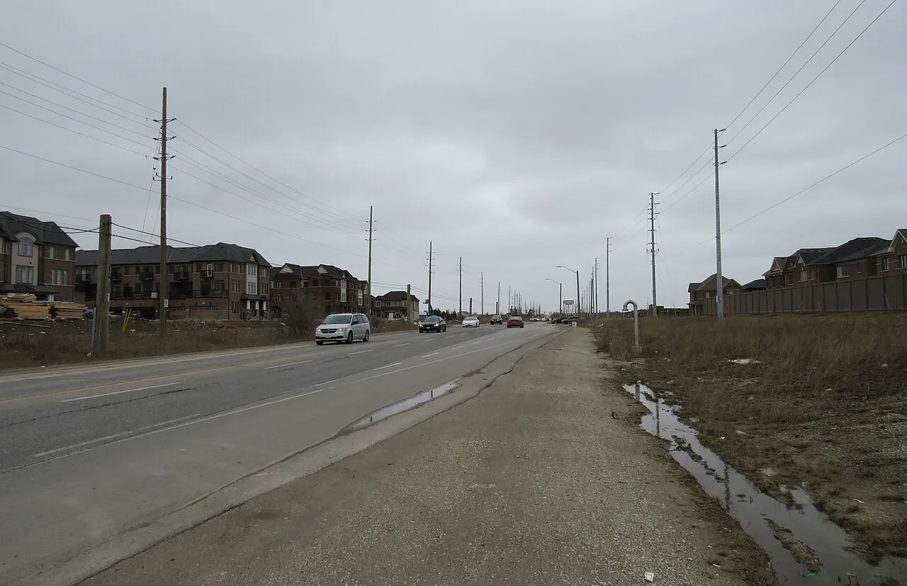 Canadian city street for PR landing planning