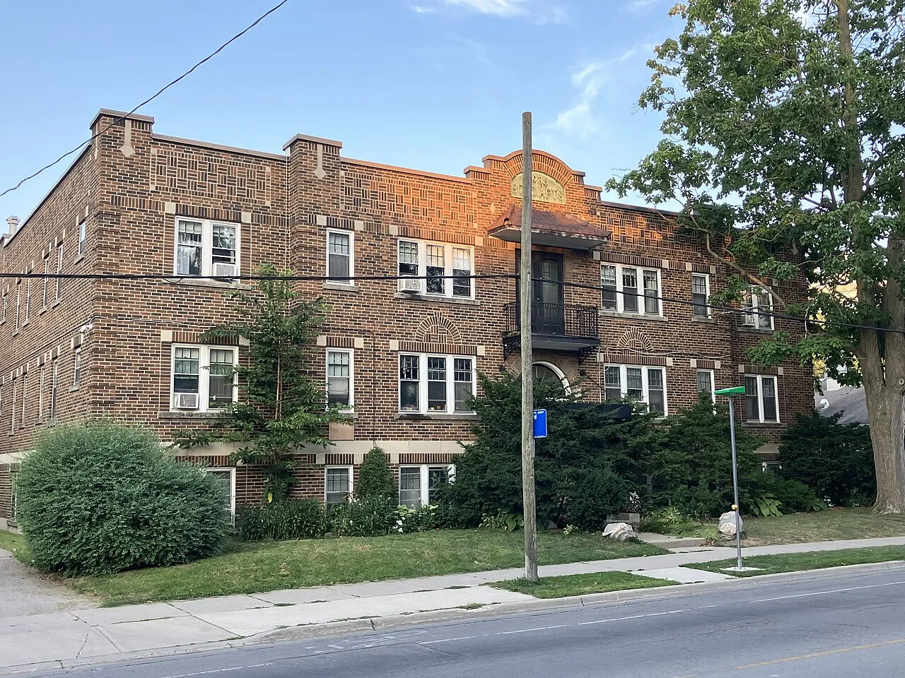 50 Ridout Street South, London, Ontario at Dusk in London, Ontario