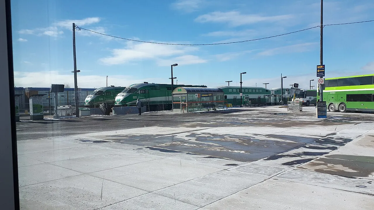 Oshawa, Ontario - GO trains in Oshawa, Ontario