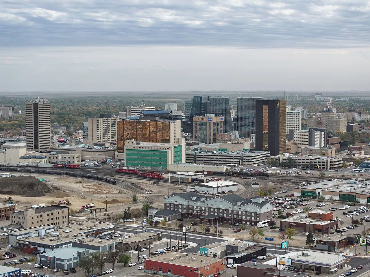 Regina skyline in Regina, Saskatchewan