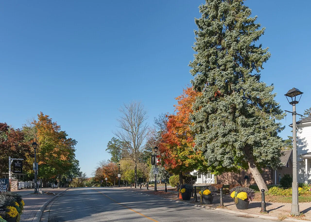 Nashville Road - Kleinburg, Vaughan, Ontario, Canada - October 17, 2023 in Vaughan, Ontario