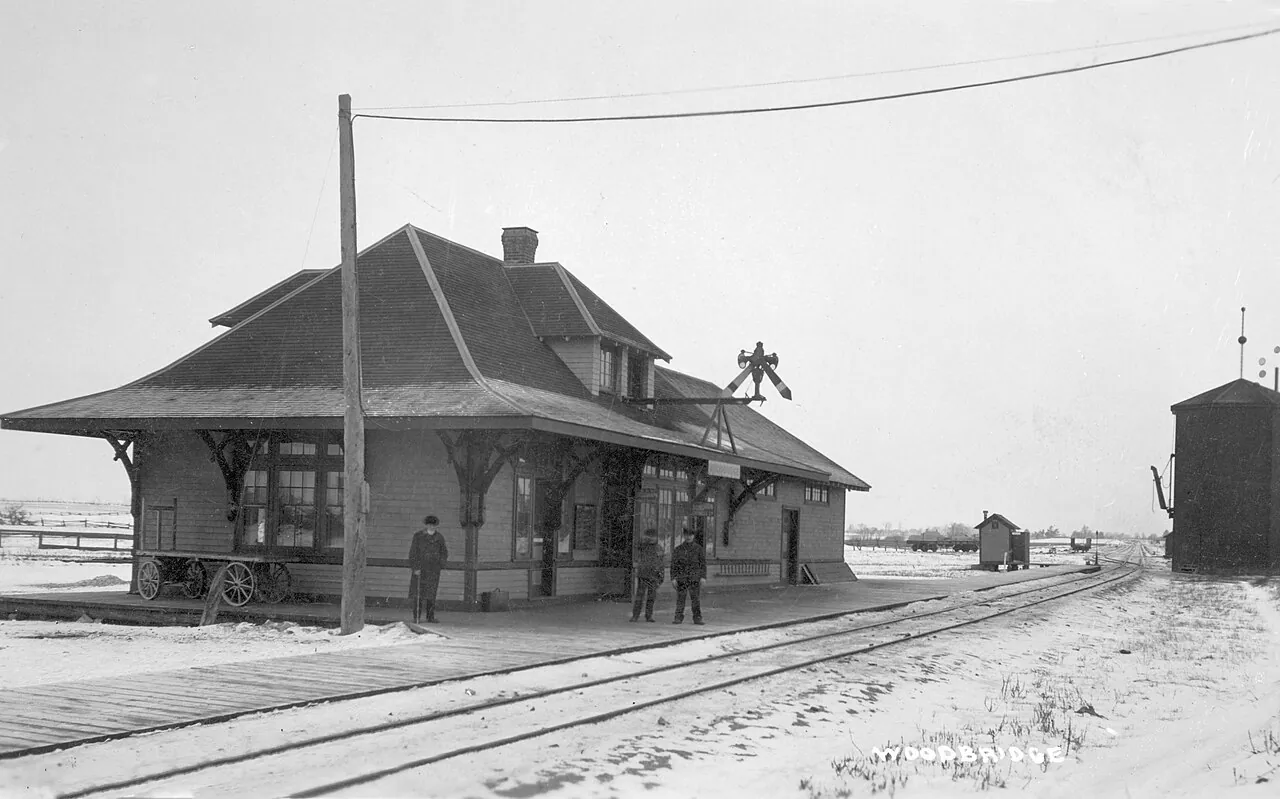 CPR Woodbridge ca.1910 in Vaughan, Ontario