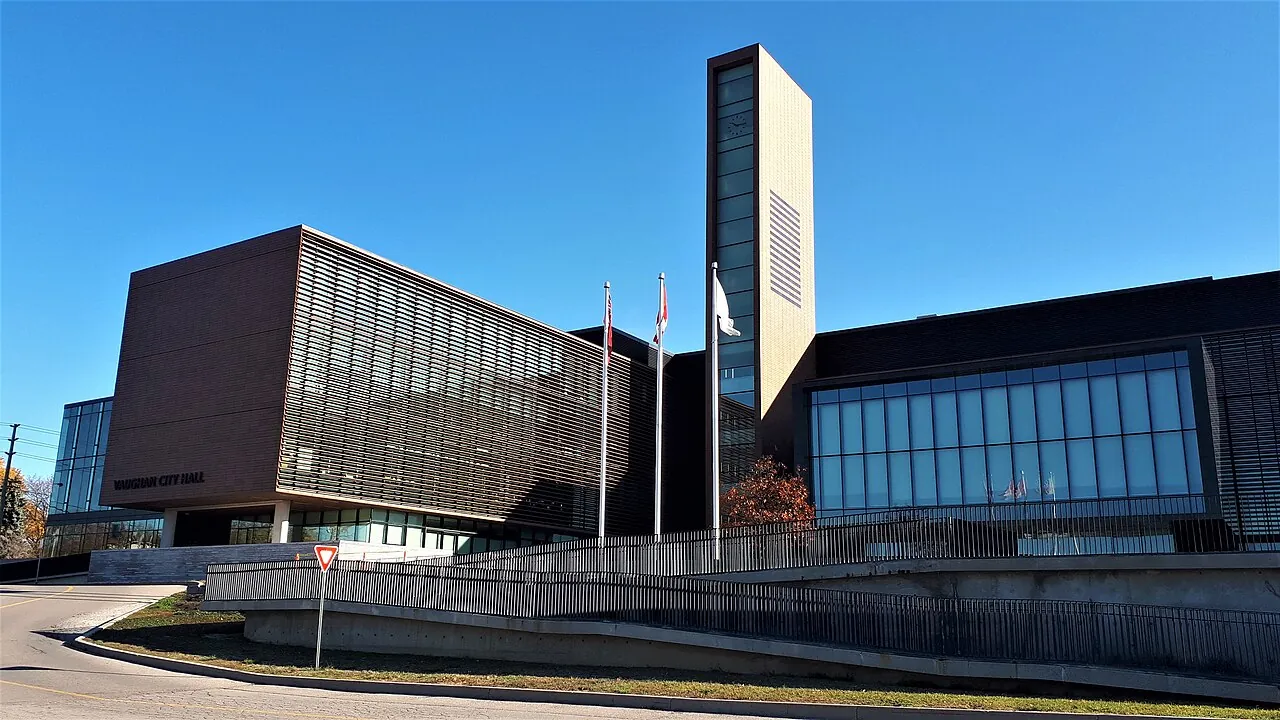 Vaughan City Hall- Vaughan-Ontario-20201031 in Vaughan, Ontario